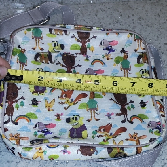 Disney Cream and Gray Cartoon Crossbody Bag - Picture 6 of 7